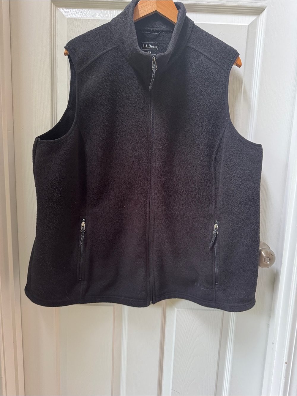 📌L.L. Bean 3X Black Women’s Fleece Vest - Full Zip